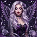 Goth Purple Angel