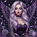 Goth Purple Angel
