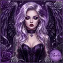 Goth Purple Angel