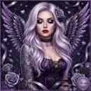Goth Purple Angel