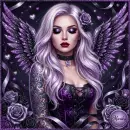 Goth Purple Angel