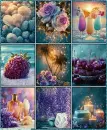 Summer Beach Collage Background - Style 11