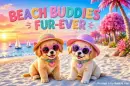 Summer Beach Buddies Fur -ever!