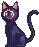 purple cat