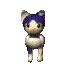 3d cat purple dizzy