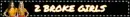 Two Broke Girls blinkie
