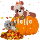 autumn animals