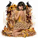 Harvest Girl Autumn