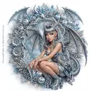 Dragon Girl Silver Fall