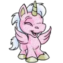 glitter sparkle pink unicorn