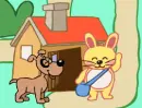 rabbit and dog