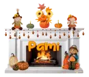 Pami - autumn fireplace