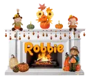 Robbie - autumn fireplace