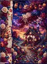 Pumpkin Fairy House Autumn Background - Style 5