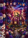 Pumpkin Fairy House Autumn Background - Style 10