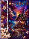 Pumpkin Fairy House Autumn Background - Style 12