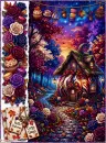 Pumpkin Fairy House Autumn Background - Style 13