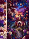 Pumpkin Fairy House Autumn Background - Style 14