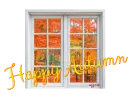 Happy Autumn - window scenery