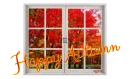 Happy Autumn - window scenery