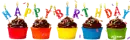 happy birthday cupcakes