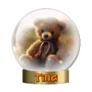 Tina - Autumn snow globe