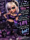 A sweet girl with cool one-liners