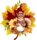 autumn squirrel