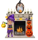 fireplace display