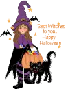 best wishes - witch