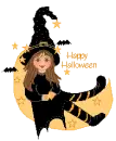 happy halloween - witch