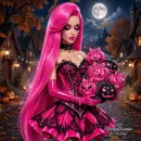 Pink Halloween Girl
