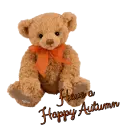 Happy Autumn bear