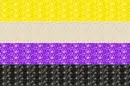 Nonbinary Flag Glitter
