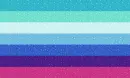 BI GAY - Glitter Pride Flag