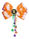 R for Robbie - halloween bow