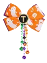 T for Tina - halloween bow