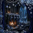 Christmas BG Blue