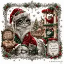Christmas sweet Cat