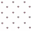 small pink hearts