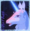 The Last Unicorn being courageous