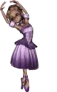 Ballerina in purple