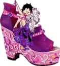 BB and the purple shoe