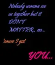 don't matter
