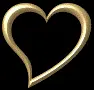 Gold heart
