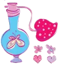 Funny parfume bottle
