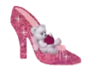 Pink shoe