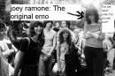 Joey ramone: The original Emo