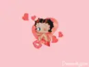 Betty Boop with hearts 