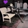 jack skelington sitting